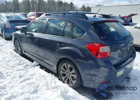 2013 Subaru Impreza 2.0I Sport Limited from USA, damaged, VIN JF1GPAR68D2813481